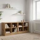 vidaXL Ágyat tartó szekrény 2 pcs Kézműves Tölgy 66 x 33 x 48 cm