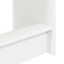 vidaXL Ágyíróasztal Fehér Szerelt Fa 100 x 45 x 75 cm