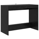 vidaXL Ágyíróasztal Fekete Tölgy Szerelt Fa 100 x 45 x 75 cm