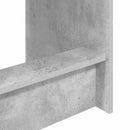 vidaXL Ágyíróasztal Betonszürke Szerelt Fa 100 x 45 x 75 cm