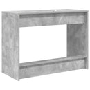 vidaXL Ágyíróasztal Betonszürke Szerelt Fa 100 x 45 x 75 cm