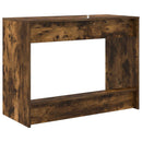 vidaXL Ágyíróasztal Füstös Tölgy Szerelt Fa 100 x 45 x 75 cm