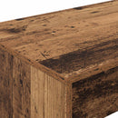 vidaXL Ágyíróasztal Antik Fa Szerelt Fa 100 x 45 x 75 cm