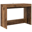 vidaXL Ágyíróasztal Antik Fa Szerelt Fa 100 x 45 x 75 cm
