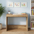 vidaXL Ágyíróasztal Kézműves Tölgy Szerelt Fa 100 x 45 x 75 cm