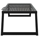 vidaXL Összecsukható Kemping Grill Fekete 58 x 31 x 2 cm Ötvözött Acél