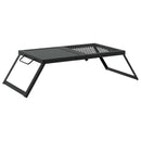 vidaXL Összecsukható Kemping Grill Fekete 31,5 x 26,5 x 4 cm