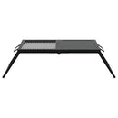 vidaXL Összecsukható Kemping Grill Fekete 31,5 x 26,5 x 4 cm