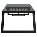 vidaXL Összecsukható Kemping Grill Fekete 31,5 x 26,5 x 4 cm
