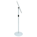 vidaXL Pedestal poszter állvány Ezüst 33 x 33 x 126 cm PVC és Acél