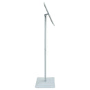 vidaXL Pedestal poszter állvány Ezüst 32,5 x 27 x 126 cm Öntöttvas