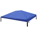 vidaXL Sátras Fedél 300 x 400 cm Kék