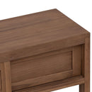 vidaXL TV szekrény 110 x 30 x 30 cm Tömör Teakfa Természetes