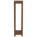 vidaXL Növényállvány 2 db Természetes 25 x 25 x 100 cm Tömör Teakfa