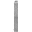 vidaXL LED-es Fejtámla Szekrény Beton 180 x 16,5 x 103,5 cm Faanyag