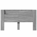 vidaXL LED-es Fejtámla Szekrény Szürke Sonoma 180 x 16,5 x 103,5 cm