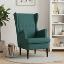 vidaXL karosszék Sötétzöld Szövet
