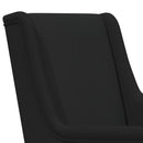 vidaXL Hintaszék Fekete 62 x 80 x 85 cm szövet
