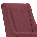 vidaXL Hintaszék Bordó 62 x 80 x 85 cm szövet