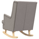 vidaXL Hintaszék Tópszínű 62 x 80 x 85 cm szövet