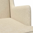 vidaXL Hintaszék Krém 62 x 80 x 85 cm szövet