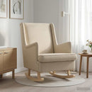 vidaXL Hintaszék Krém 62 x 80 x 85 cm szövet