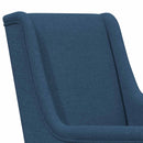 vidaXL Hintaszék Kék 62 x 80 x 85 cm szövet
