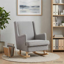vidaXL Hintaszék Világosszürke 62 x 80 x 85 cm Bouclé