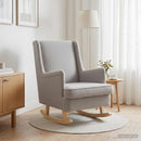 vidaXL Hintaszék Világosszürke 62 x 80 x 85 cm Bouclé