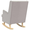vidaXL Hintaszék Világosszürke 62 x 80 x 85 cm Bouclé
