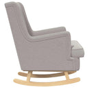vidaXL Hintaszék Világosszürke 62 x 80 x 85 cm Bouclé