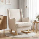 vidaXL Hintaszék Krémszínű 62 x 80 x 85 cm Bouclé