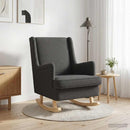 vidaXL Hintaszék Sötétszürke 62 x 80 x 85 cm Bouclé