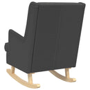 vidaXL Hintaszék Sötétszürke 62 x 80 x 85 cm Bouclé