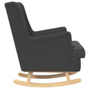 vidaXL Hintaszék Sötétszürke 62 x 80 x 85 cm Bouclé