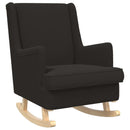 vidaXL Hintaszék Fekete 62 x 80 x 85 cm Bouclé