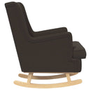 vidaXL Hintaszék Fekete 62 x 80 x 85 cm Bouclé