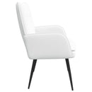 vidaXL Kétüléses Kanapé Fehér 115 x 61 x 87 cm Szövet