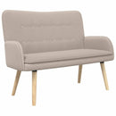 vidaXL Kétüléses Kanapé Világosszürke 115 x 61 x 87 cm Bouclé