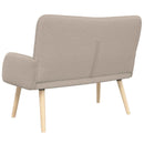 vidaXL Kétüléses Kanapé Világosszürke 115 x 61 x 87 cm Bouclé
