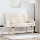 vidaXL Kétüléses Kanapé Krémszínű 115 x 61 x 87 cm Bouclé
