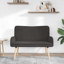 vidaXL Kétüléses Kanapé Sötétszürke 115 x 61 x 87 cm Bouclé