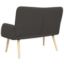 vidaXL Kétüléses Kanapé Sötétszürke 115 x 61 x 87 cm Bouclé