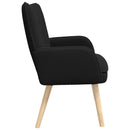 vidaXL Kétüléses Kanapé Fekete 115 x 61 x 87 cm Bouclé