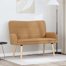 vidaXL Kétüléses Kanapé Bézs 115 x 61 x 87 cm Bouclé