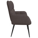 vidaXL Kétfős Kanapé Sötét Barna 115 x 61 x 87 cm szövet