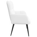 vidaXL Kétüléses Kanapé Fehér 115 x 61 x 87 cm Szövet