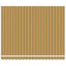 vidaXL Behúzható napellenző Sárga és Szürke 400 × 300 cm