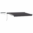 vidaXL Elektromos Kihúzható Napernyő Antracit 2,5 x 2 m
