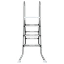 vidaXL Föld feletti medence létra 100 cm 3-Step Rozsdamentes acél 304